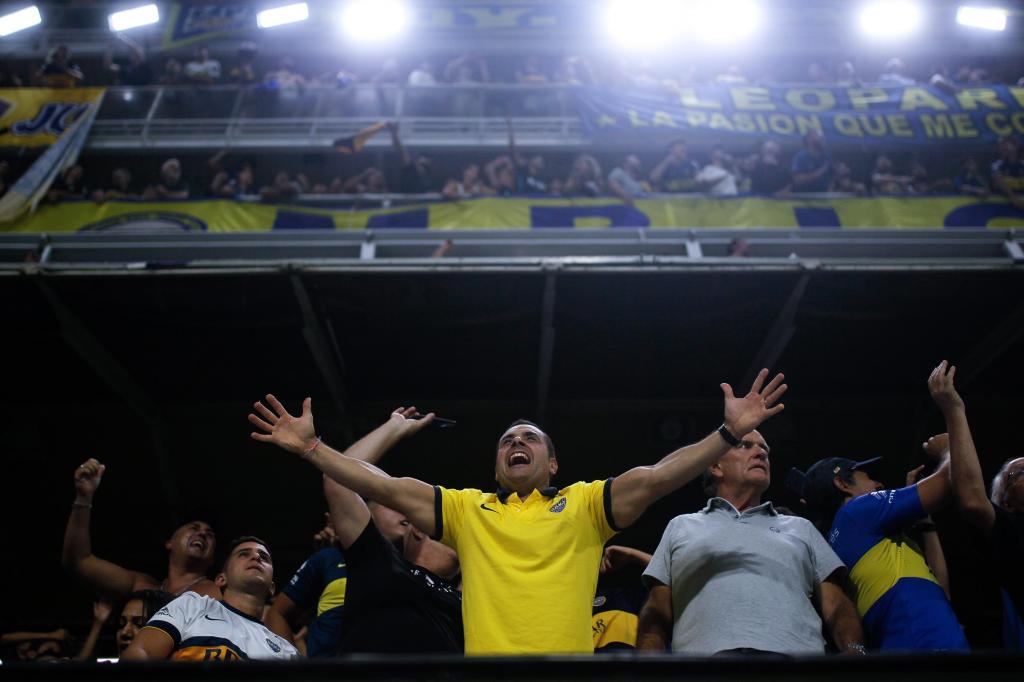 Boca Juniors campeão (EPA/JUAN IGNACIO RONCORONI)