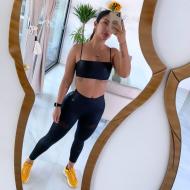 Mulher de Uribe aproveita a quarentena para manter a forma (foto Instagram)