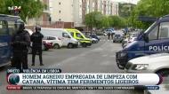 Homem barrica-se após atacar uma empregada de limpeza com catana em Lisboa