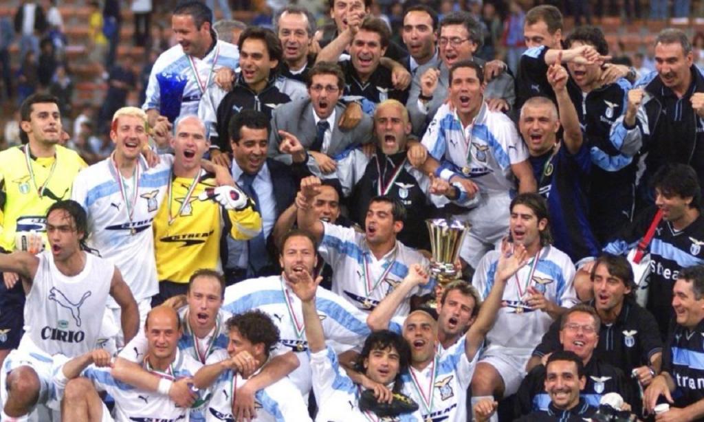 Lazio campeã em 2000 (Twitter Sérgio Conceição)