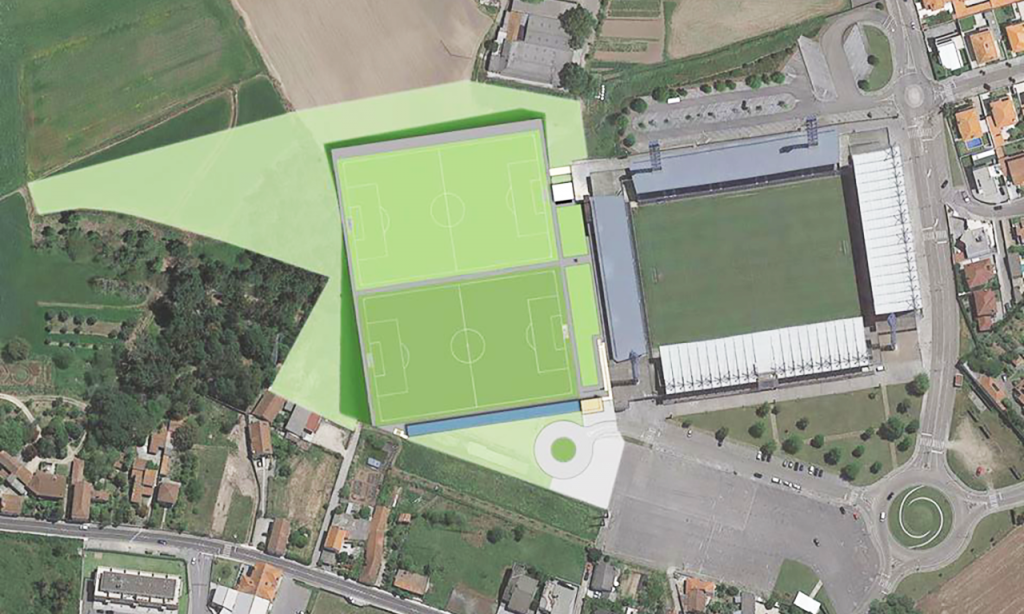 Projeto para a segunda fase do Estádio Cidade de Barcelos (Gil Vicente)