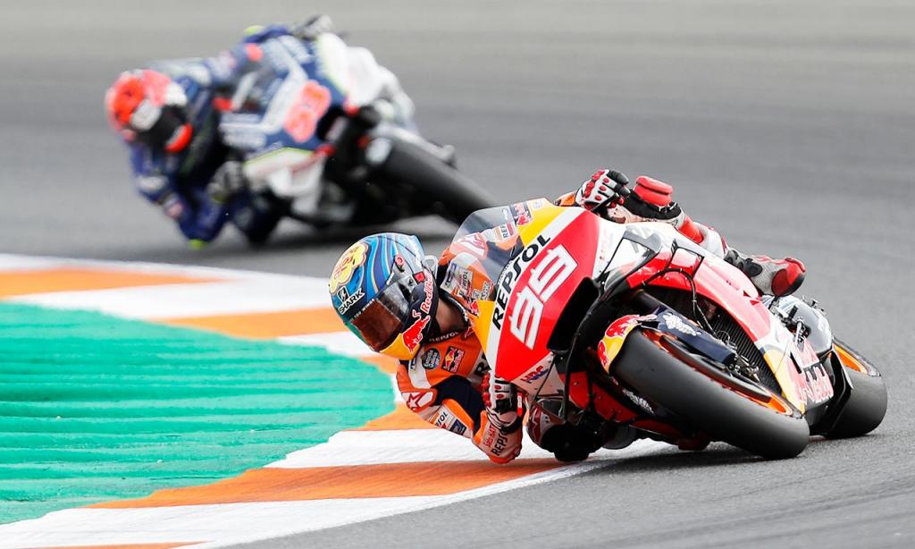Jorge Lorenzo na MotoGP, no Grande Prémio de Espanha em 2019 (AP/Alberto Saiz)