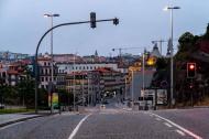 Ruas desertas na noite de São João no Porto (Fotos: Câmara Municipal do Porto)
