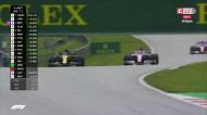 Hamilton ganha segunda corrida na Áustria, Ferrari fora na primeira volta