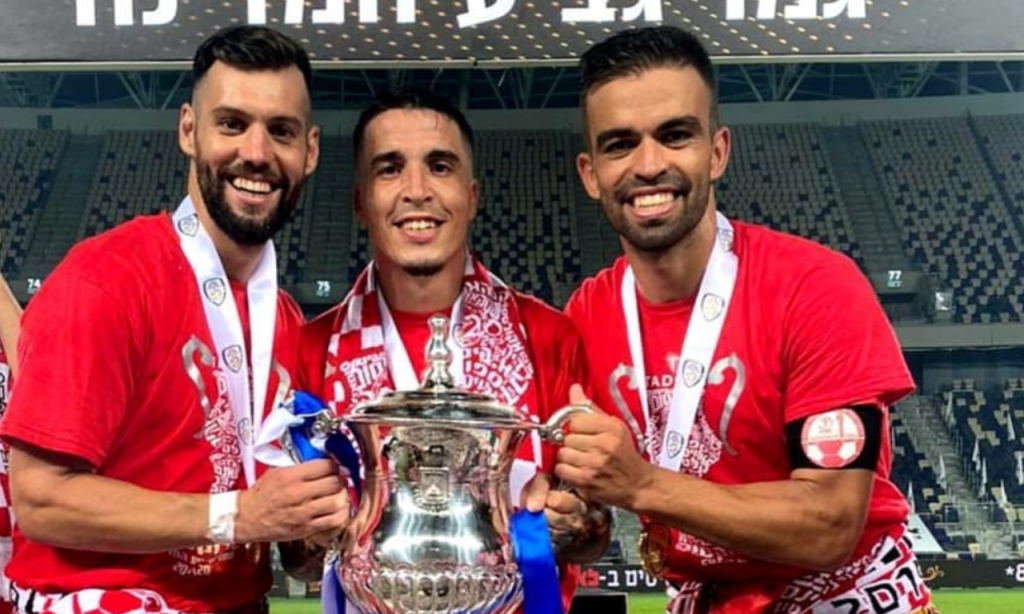 David Simão, Josué e Miguel Vítor vencem Taça de Israel (Instagram Miguel Vítor)