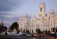 Praça Cibeles no dia do título do Real Madrid ( EPA/JAVIER LOPEZ)