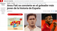 Revista de imprensa: a exibição de Ansu Fati no Espanha-Ucrânia, onde se tornou o mais jovem de sempre a marcar por 'La Roja'
