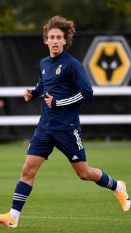 Primeiro treino de Fábio Silva no Wolverhampton (foto Instagram)