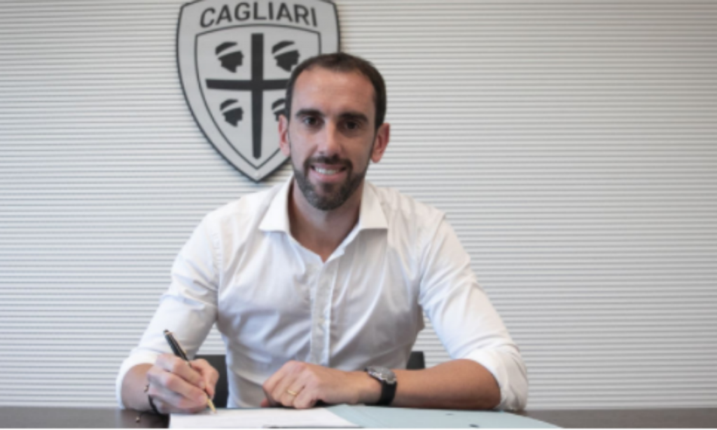 Diego Godín (twitter Cagliari)