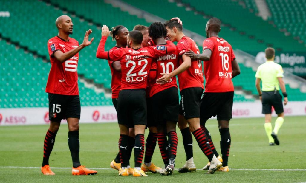 Rennes venceu em Saint-Étienne