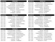 O calendário completo da fase de grupos da Champions