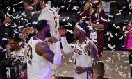 LA Lakers batem Heat e sagram-se campeões da NBA (AP Photo/Mark J. Terrill)