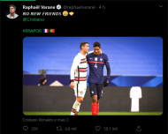 Internacionais franceses fascinados com Cristiano Ronaldo