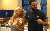 Adil Rami e Pamela Anderson