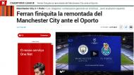 O que dizem dos jornais da derrota do FC Porto com o Manchester City