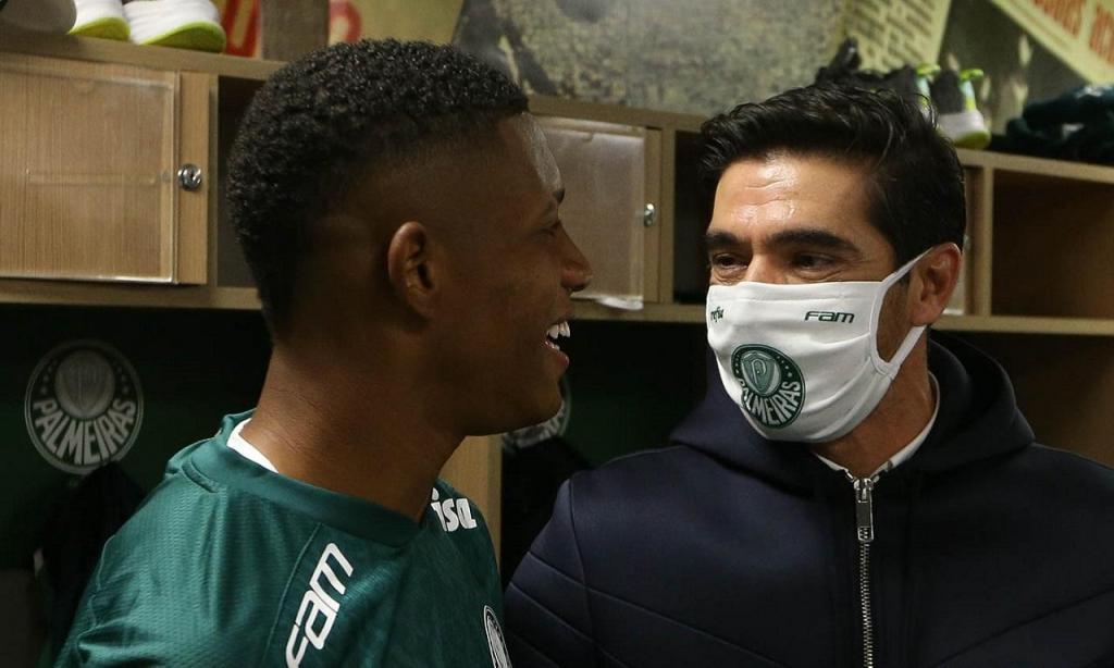Abel já esteve com os jogadores do Palmeiras (foto Palmeiras)