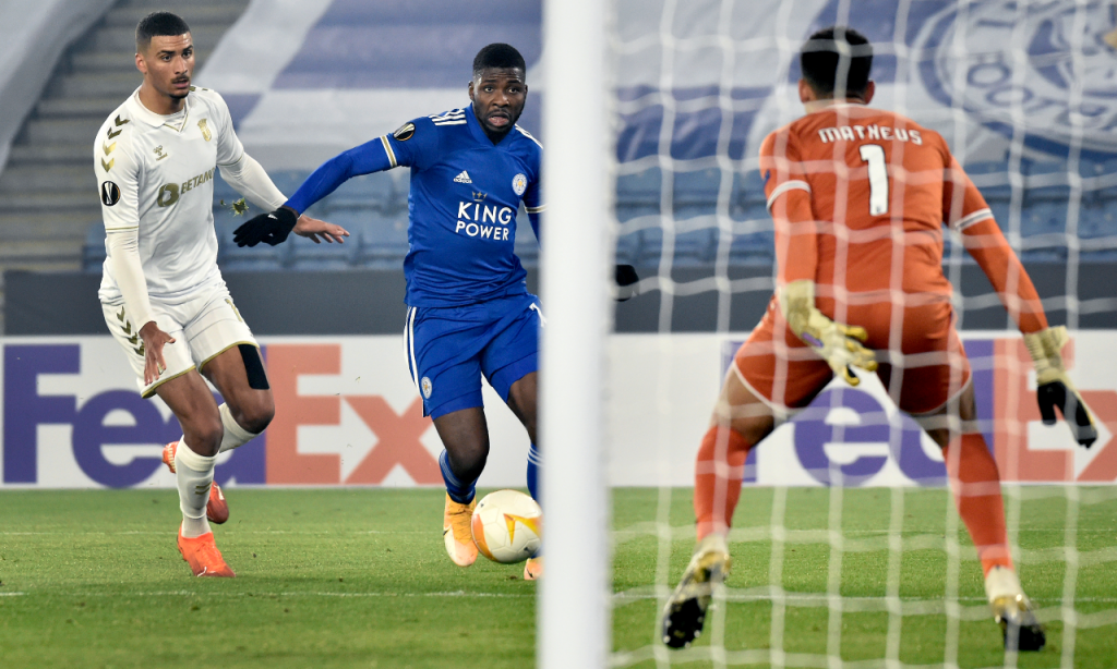 Leicester-Sp. Braga (Rui Vieira/AP)