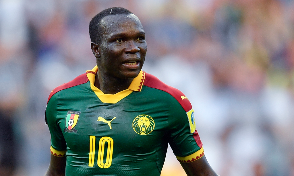 Vincent Aboubakar na seleção de Camarões (Martin Meissner/AP)
