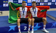 Ivo Oliveira e Rui Oliveira conquistam prata no madison, nos Europeus de pista 2020 (FP Ciclismo)