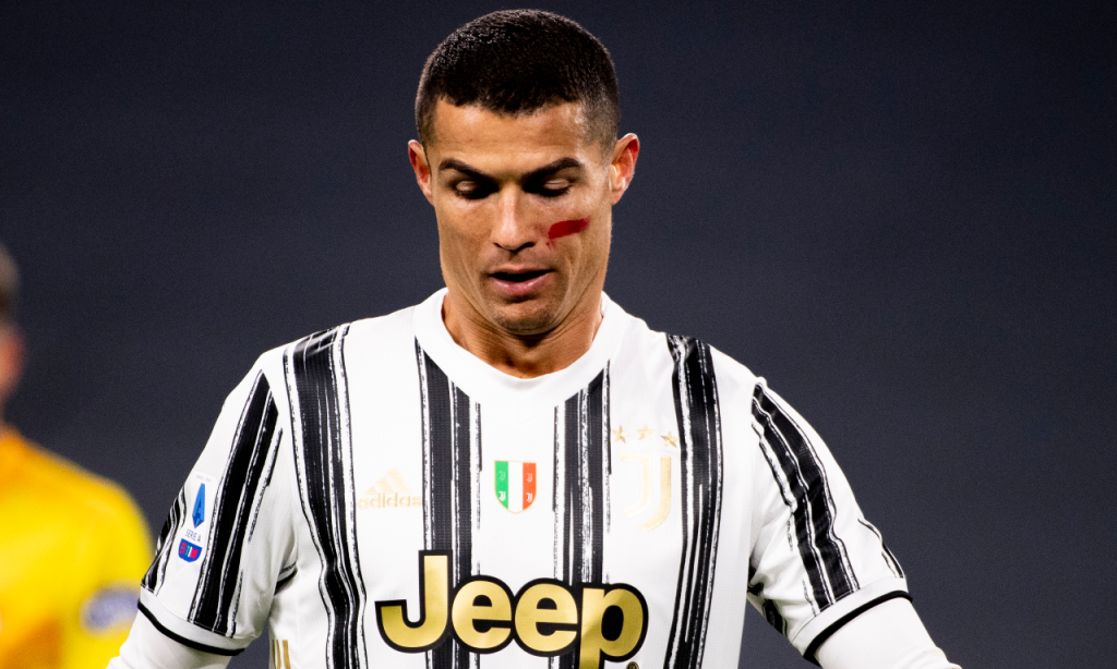 Cristiano Ronaldo no Juventus-Cagliari (Marco Alpozzi/AP)