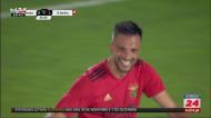 O resumo da vitória do Benfica em Paredes graças a golo de Samaris