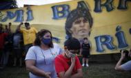 Argentina chora a morte de Maradona