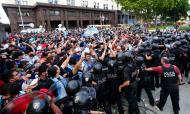 Confrontos com a polícia em Buenos Aires (AP)