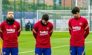 Minuto de silêncio do Barcelona em homenagem a Maradona
