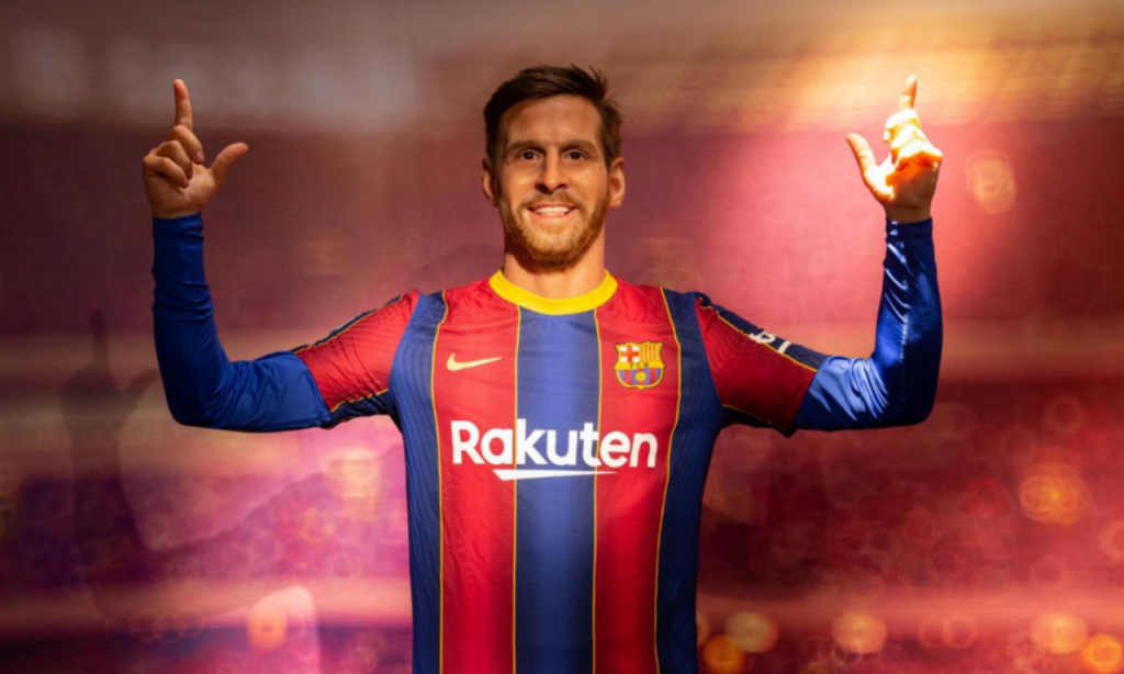 Messi no Museu de Cera de Barcelona (twitter)