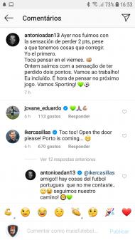 Casillas e Adán (Instagram)