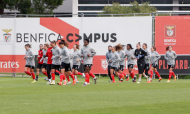 Benfica: equipa feminina prepara jogo com o Chelsea