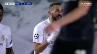 Rodrygo dá «cabo da cabeça» a adversário e serve para o bis de Benzema
