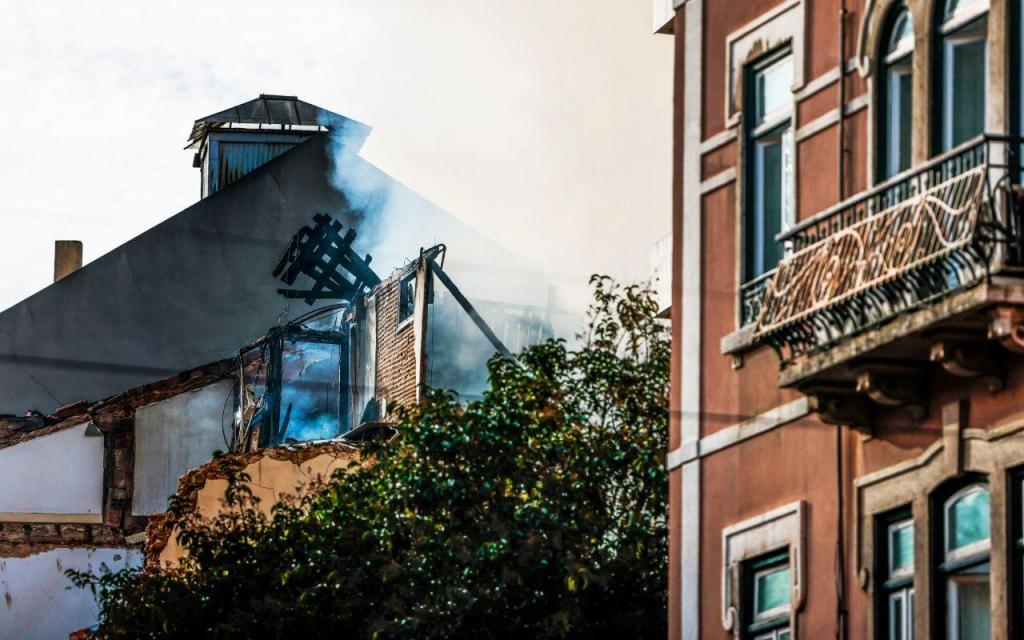 Derrocada de prédio em Lisboa