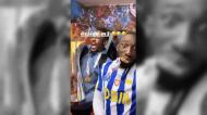 O telemóvel de Marega mostrou como foi a festa do FC Porto no balneário