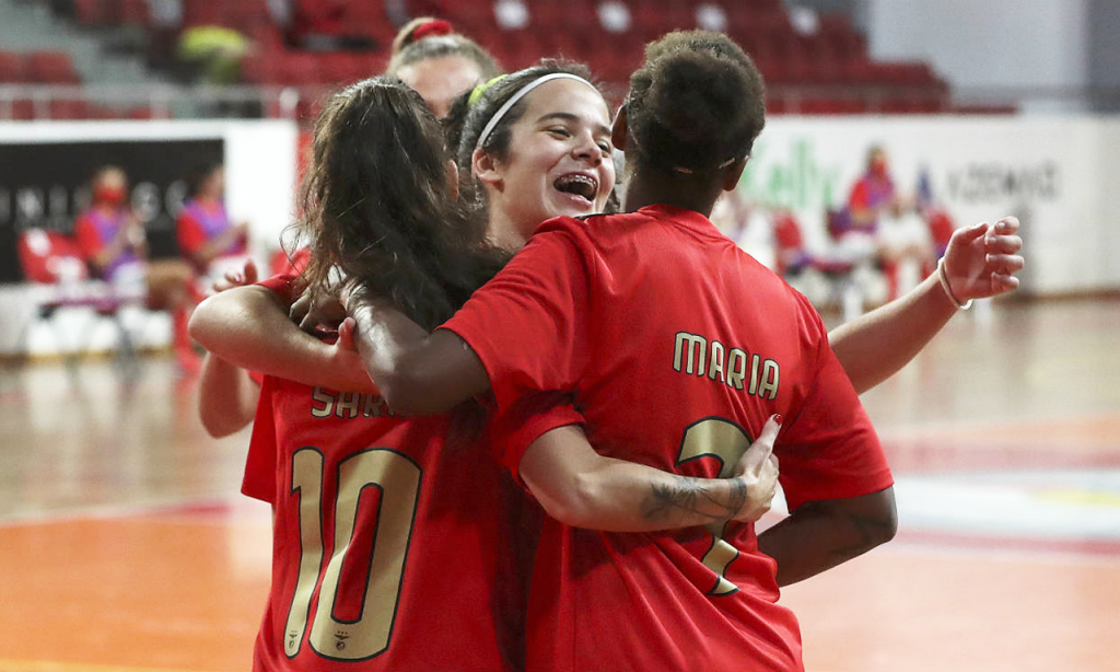 Futsal feminino do Benfica 2020/2021 (SL Benfica)