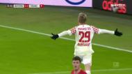 Bayern Munique a perder em casa por 2-0 ao intervalo com o Mainz: os golos