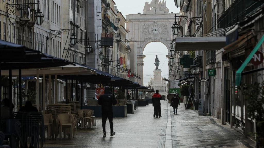 Lisboa deserta no primeiro dia do encerramento de escolas