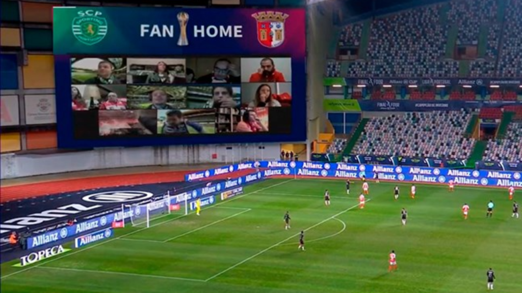 Bancada virtual na Taça da Liga (Liga)