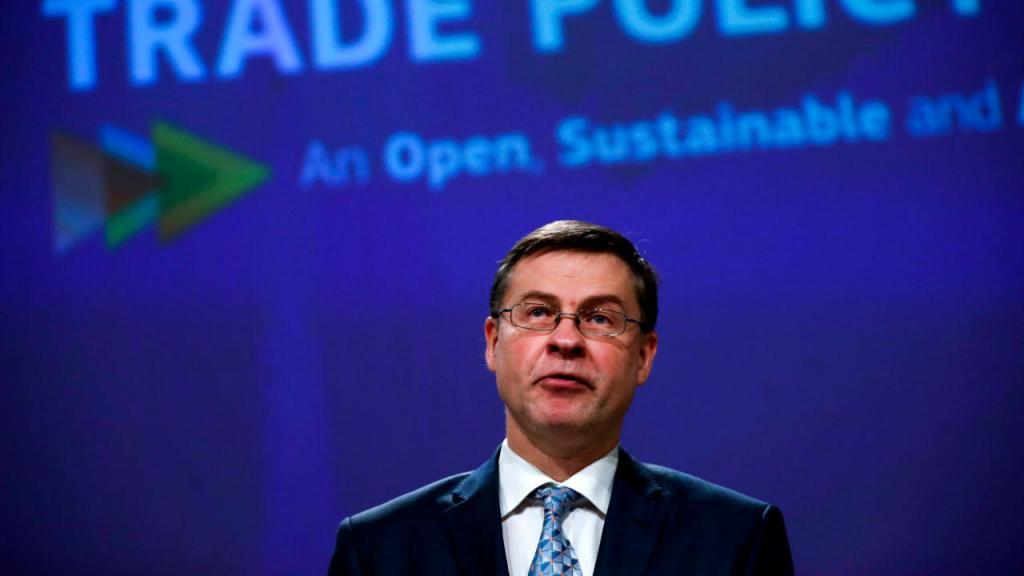 Valdis Dombrovskis, comissário europeu para o Comércio