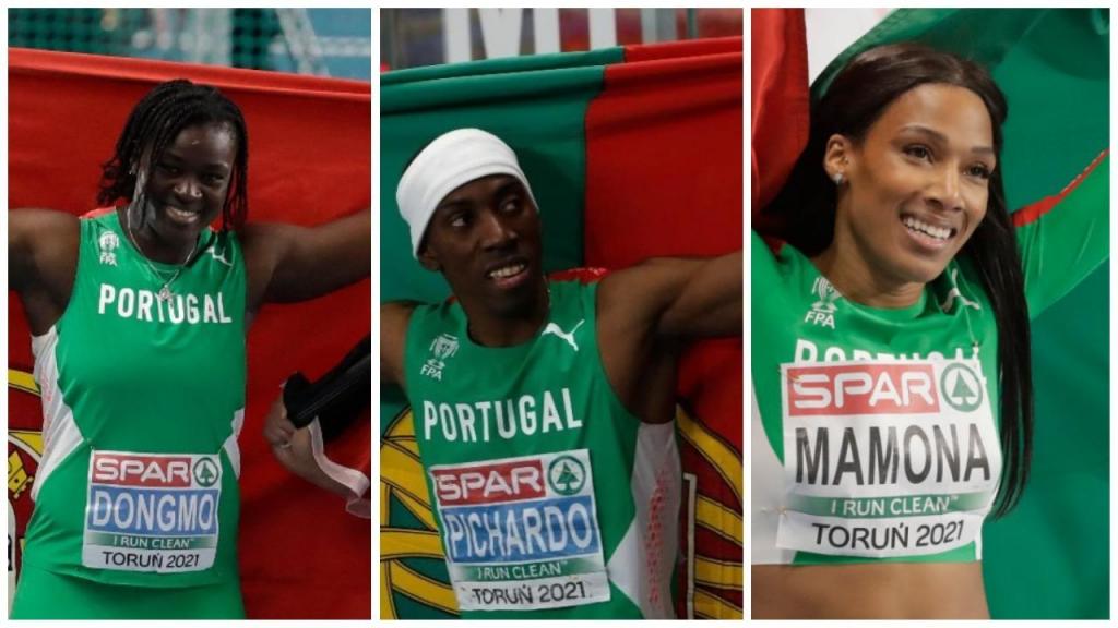 Auriol Dongmo, Pedro Pichardo e Patrícia Mamona: os três ouros de Portugal nos Europeus de pista
