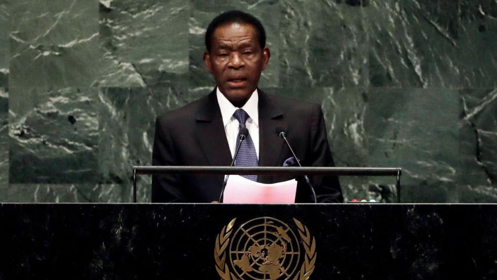  Teodoro Obiang, presidente da Guiné Equatorial