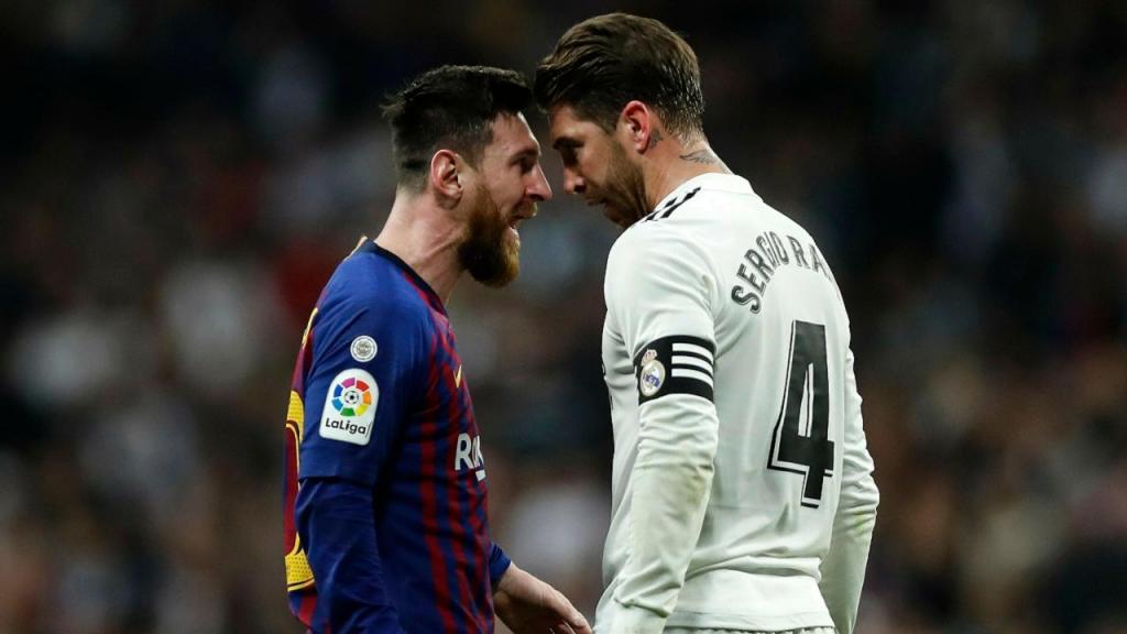 Messi e Sergio Ramos (AP Photo/Manu Fernandez)