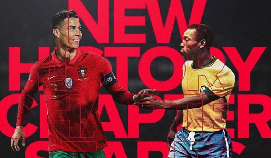 Cristiano Ronaldo e Pelé (Instagram CR7)