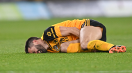 João Moutinho com queixas físicas no Wolverhampton-Liverpool (Laurence Griffiths/AP)