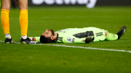 Rui Patrício saiu lesionado no Wolverhampton-Liverpool (Jason Cairnduff/AP)