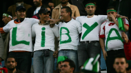 Adeptos da Líbia na CAN 2006 (Ariel Schalit/AP)