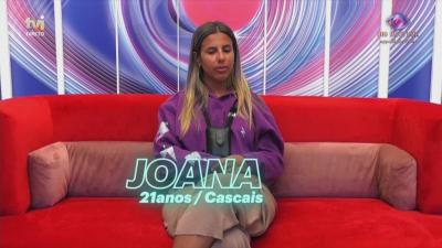Joana sobre saída de Jéssica: «Sinto-me sem um terço de mim» - Big Brother