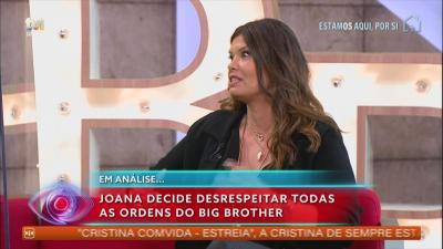Gisela Serrano critica Joana: «É uma falta de respeito» - Big Brother