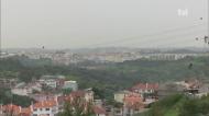 Tempestade de poeira chega a Portugal e traz chuva de lama