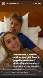 Filha de Renato Gaucho diz que o pai está com covid-19
